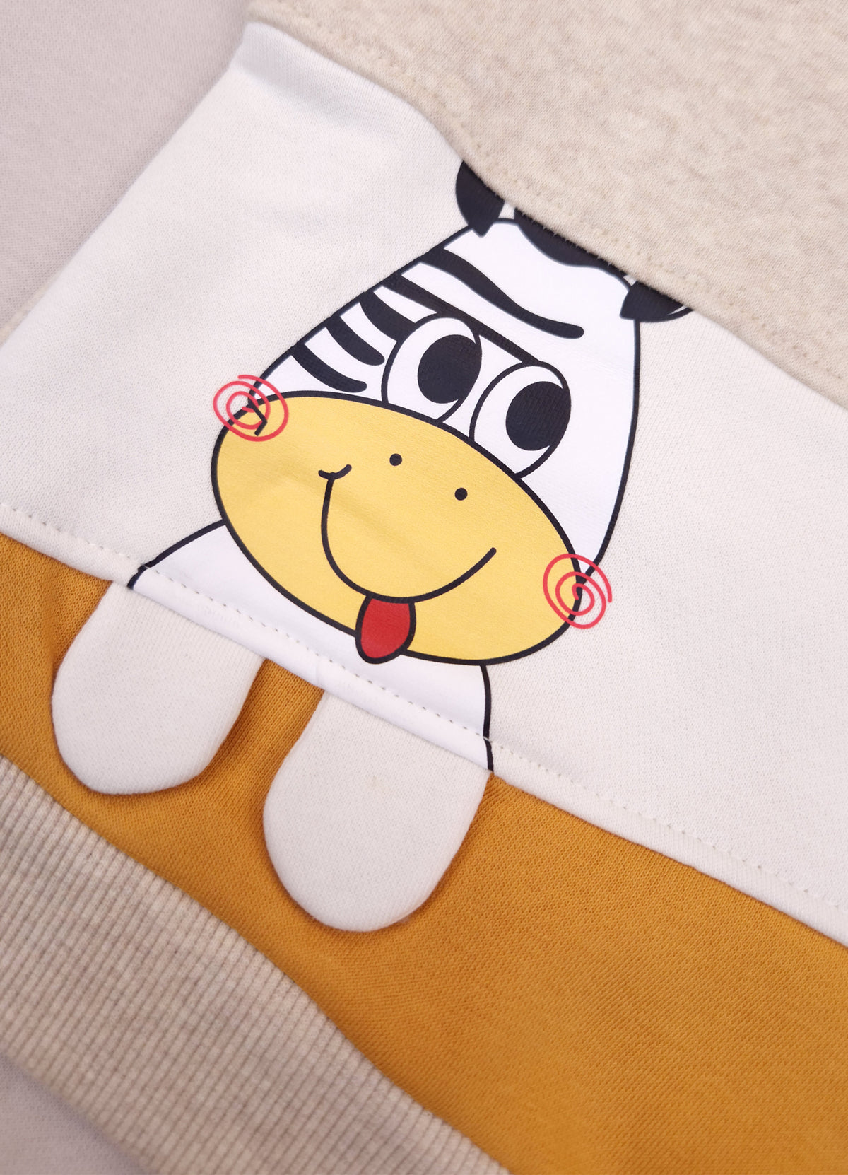 YB - 2518 - Beige | 330-340 GSM Cotton Fleece Premium Design