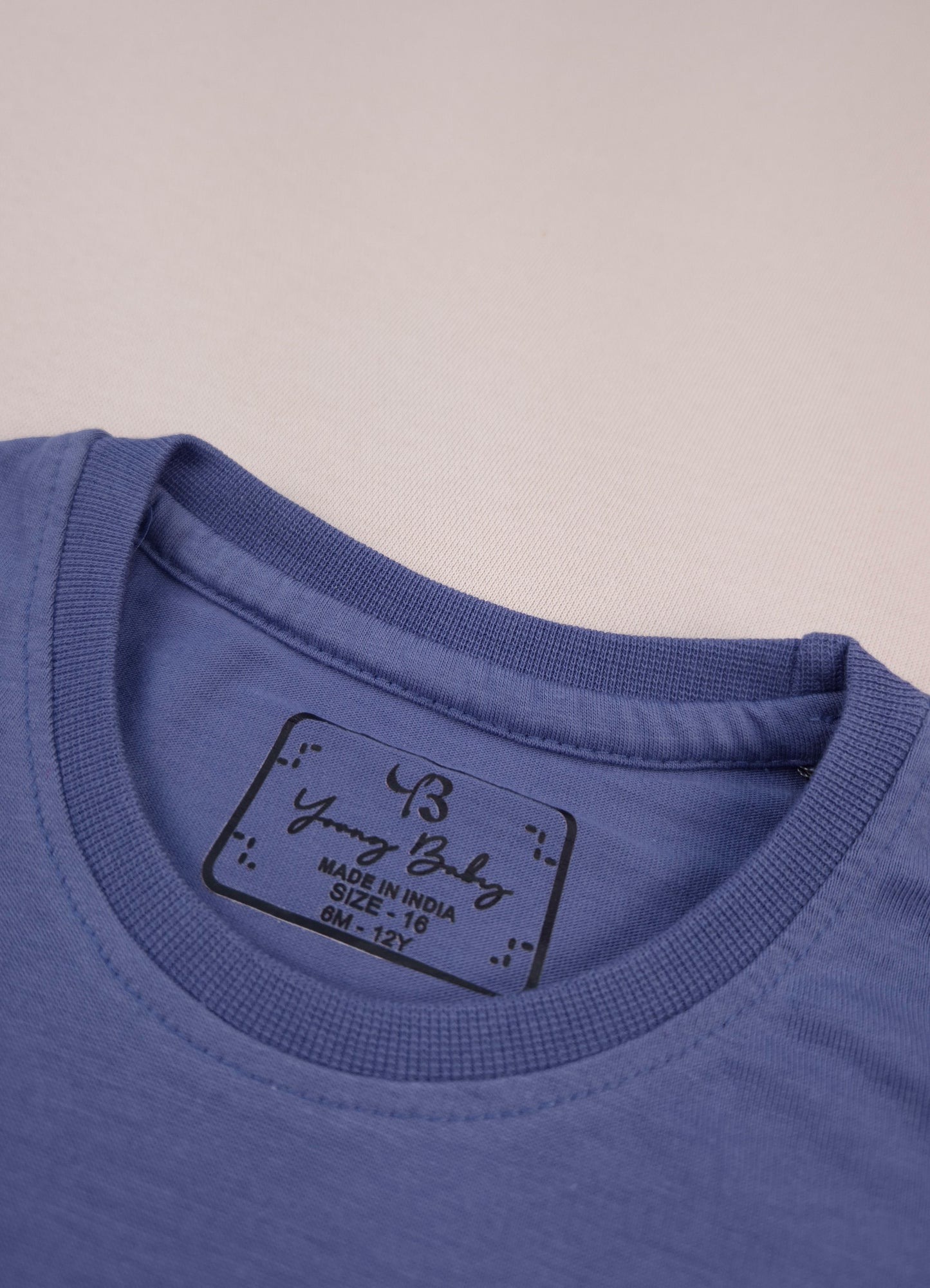 YB - 1486 - Blue - Biowash Cotton 180-190 gsm Premium quality printed daily wear