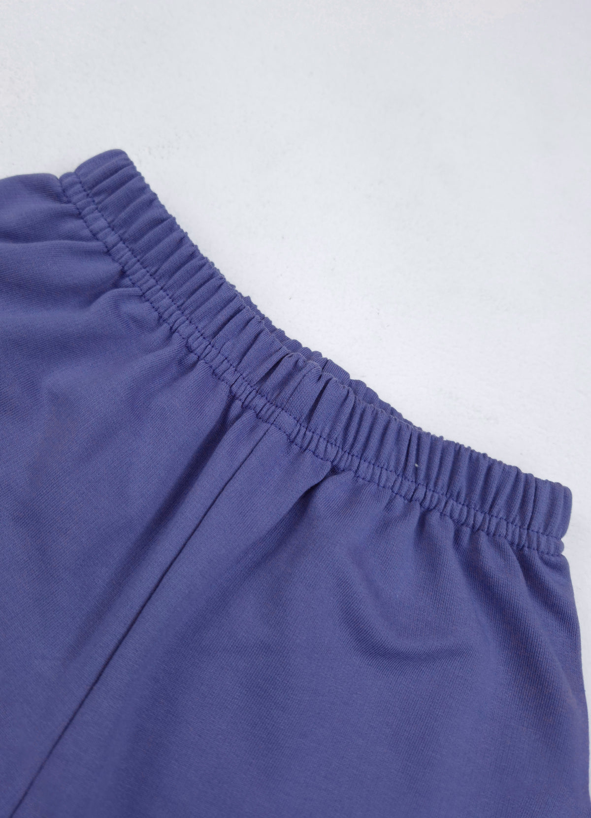 YB - 2500 - Levender - Cotton terry 220-230 gsm Biowash Fabric with elephant emb. work