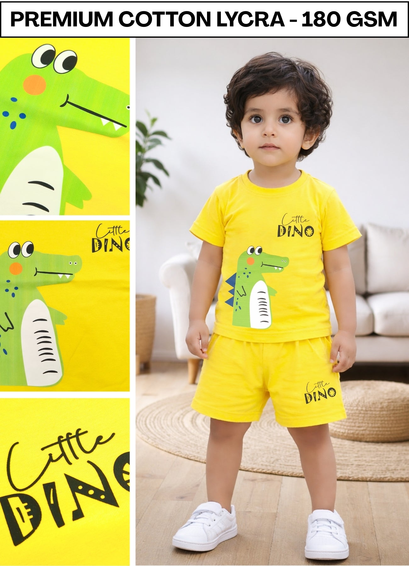 YB - 1406 - Yellow Cord Set ( Pack of 5 )