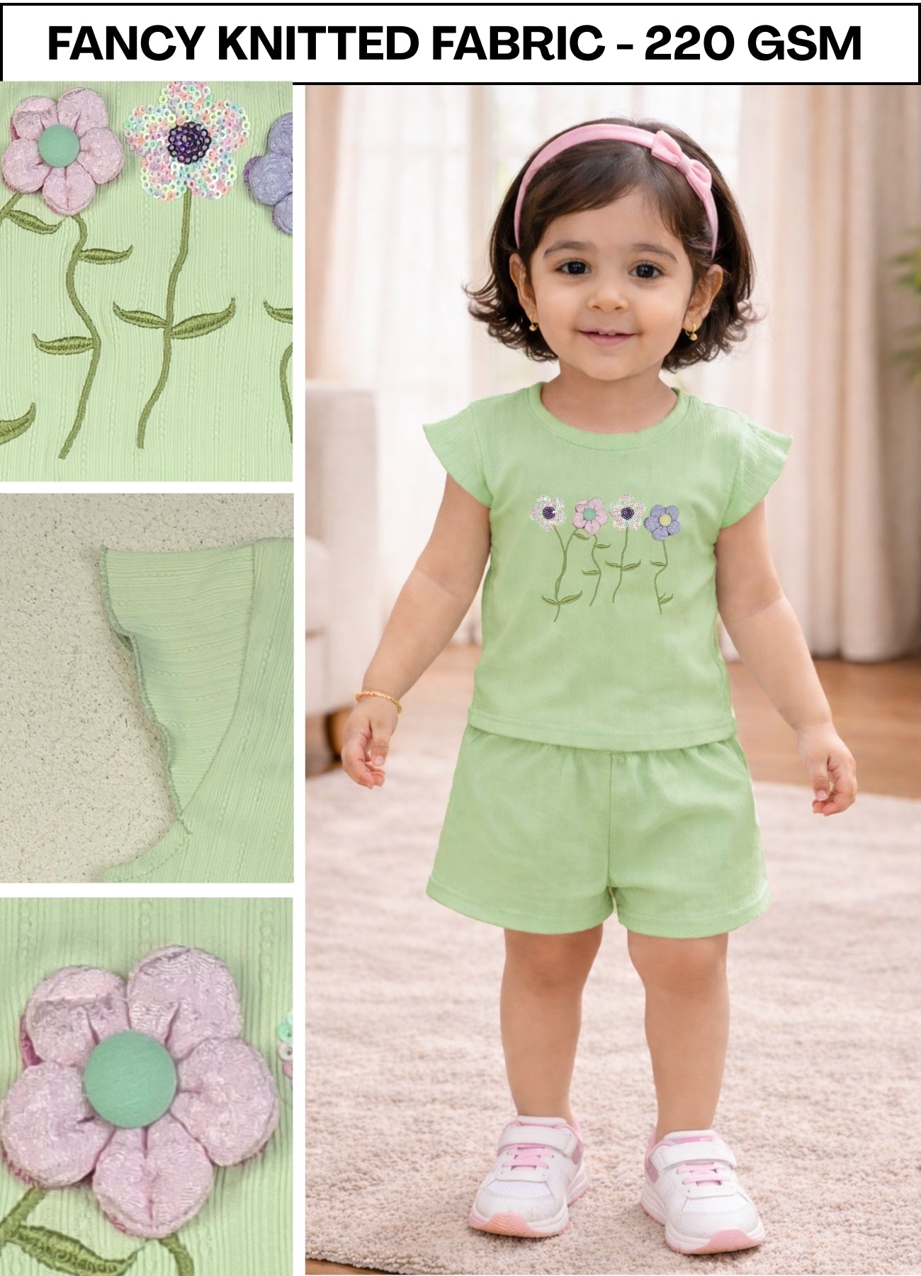 YB - 1416 - Yellow Cord Set ( Pack of 5 )