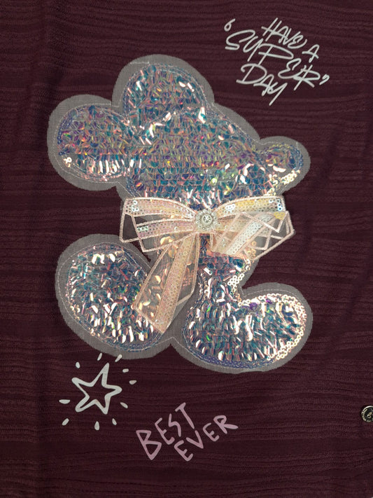 FL - 6426 Burgundy Cord Set ( Pack of 6 )