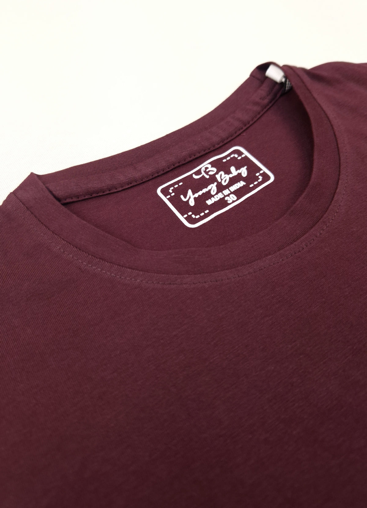 YB - 212 - Maroon - Premium Quality Cotton Lycra 180-190 gsm fabric embroidery work