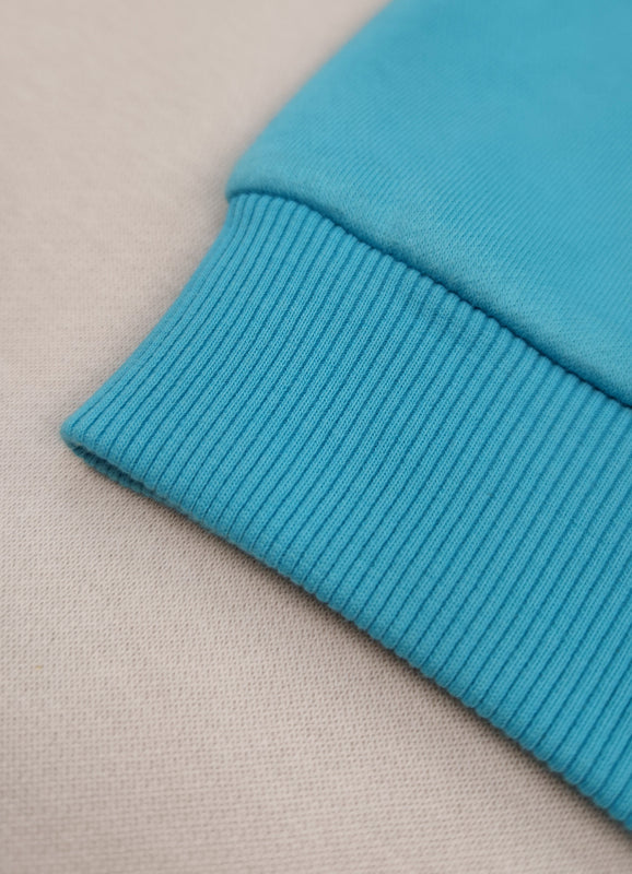 528- Aqua Blue - Infant cord set | 280 - 290 GSM Premium Cotton fleece