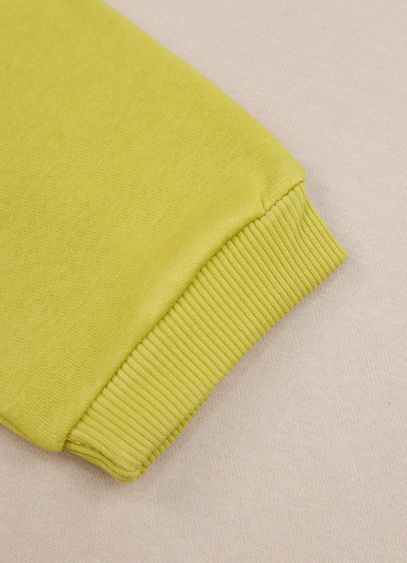 529 -Yellow Green - Infant cord set | 280 - 290 GSM Premium Cotton Fleece