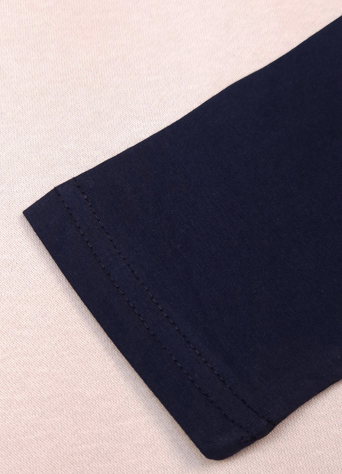 YB - 208 - Navy Blue - Premium Quality Cotton Lycra 180-190 gsm fabric embroidery patch
