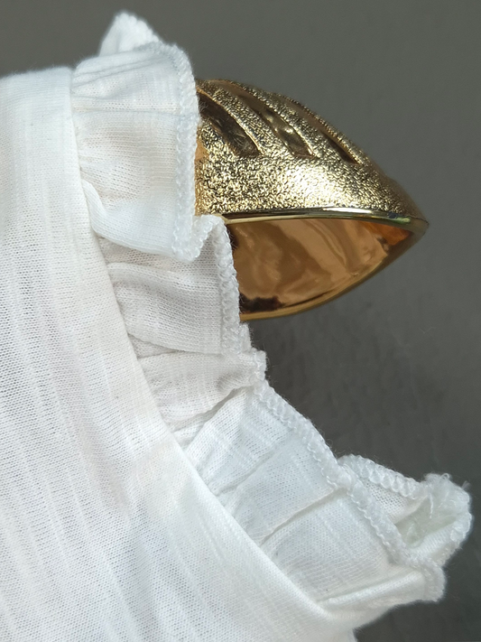 FL - 6014 - Fancy White Top ( Pack of 6 )