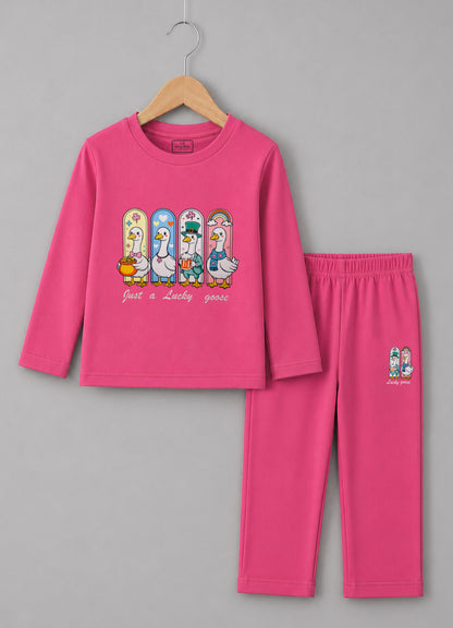 YB - 1485 - Dark Pink - Biowash Cotton 180-190 gsm Premium quality printed daily wear