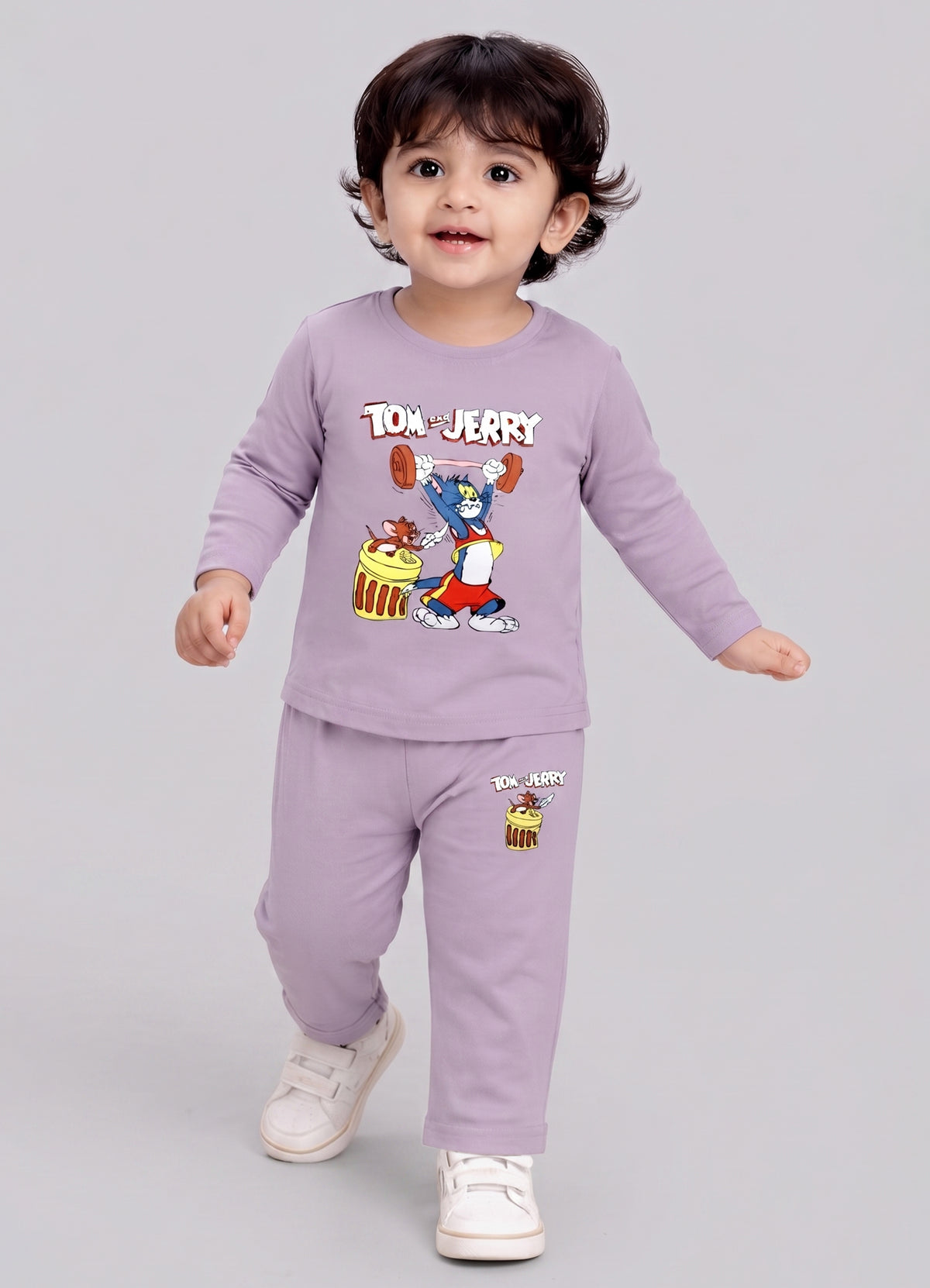 YB - 1486 - Lavender - Biowash Cotton 180-190 gsm Premium quality printed daily wear