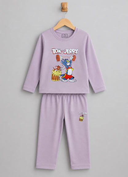 YB - 1486 - Lavender - Biowash Cotton 180-190 gsm Premium quality printed daily wear