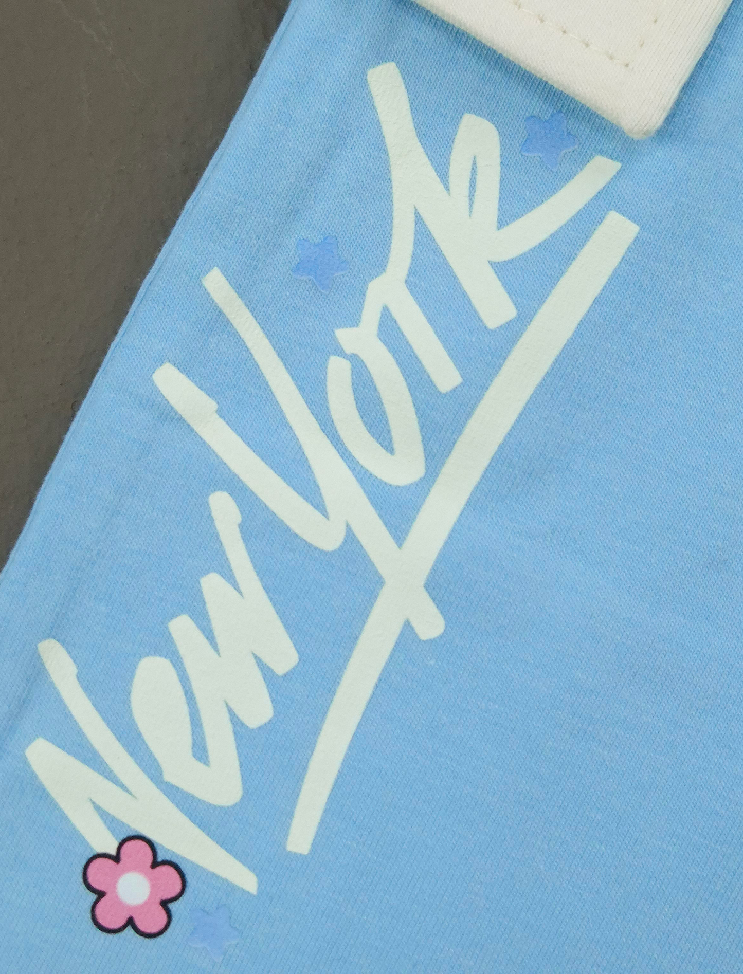 FL - 1712 White & Blue Cord Set ( Pack of 6 )