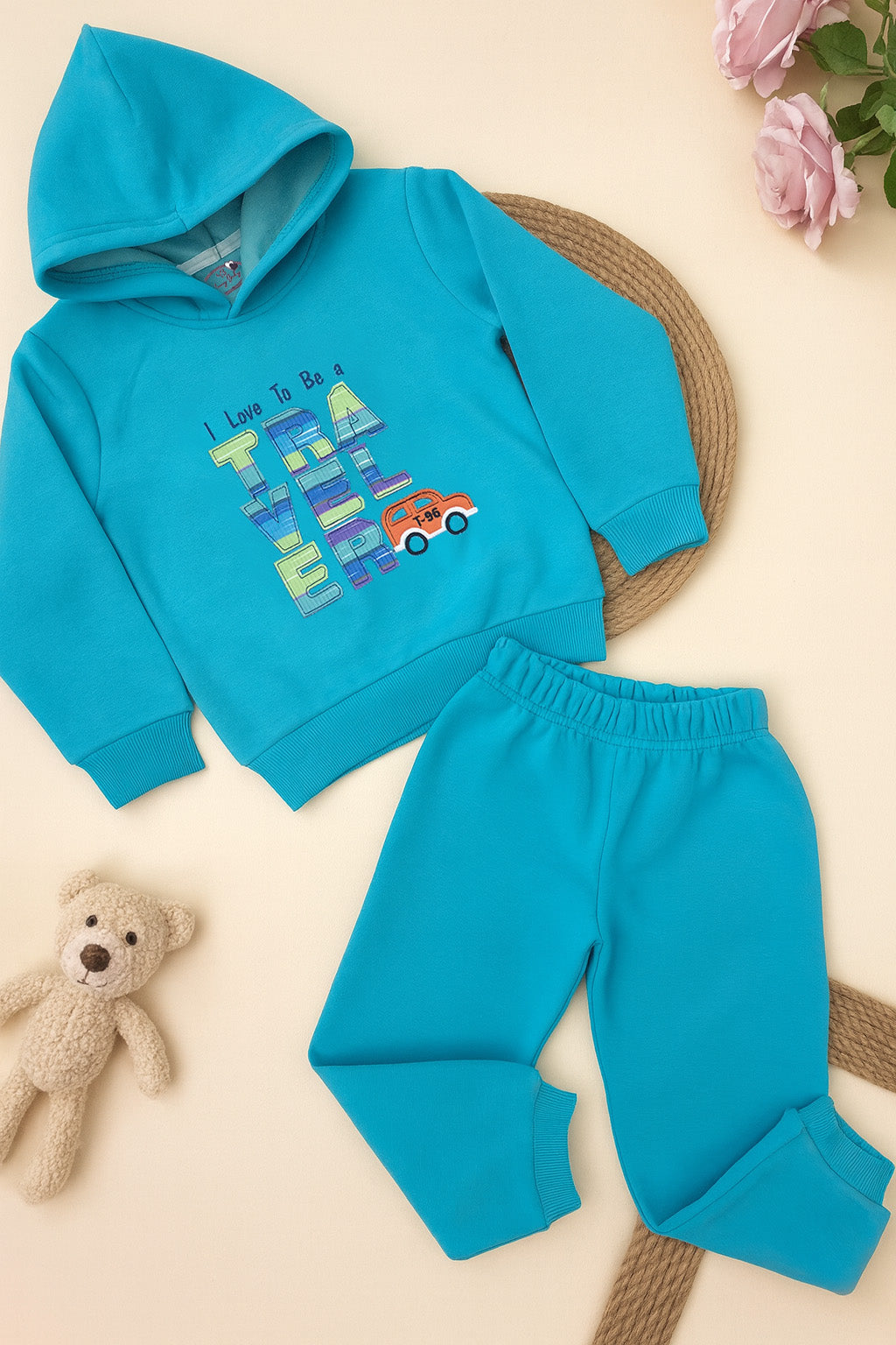 538  -Sky- Infant cord set | 280 - 290 GSM Premium Cotton Fleece