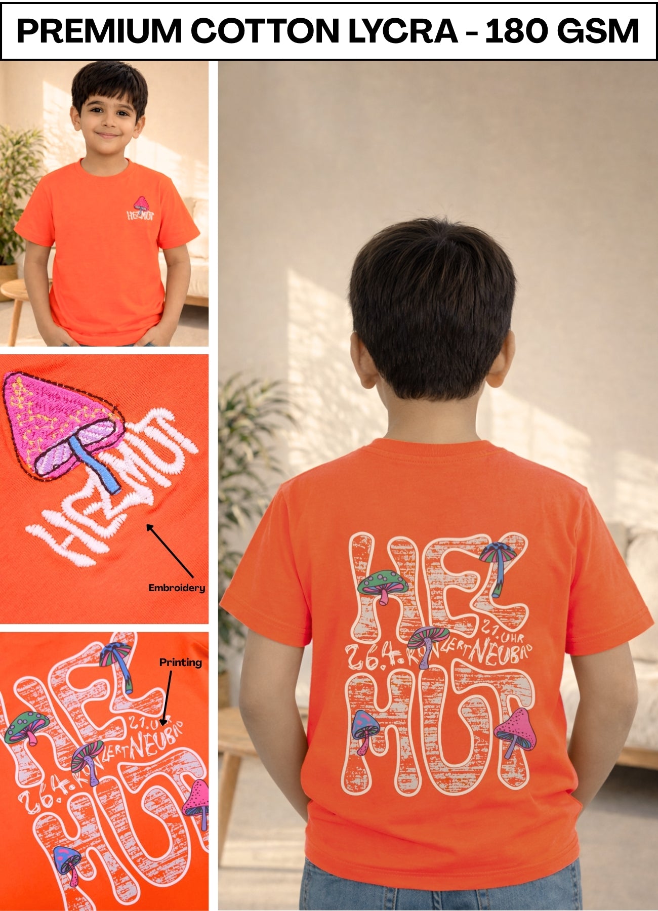 FL - 1512 - HD Print  T- shirt ( Pack of 3 )