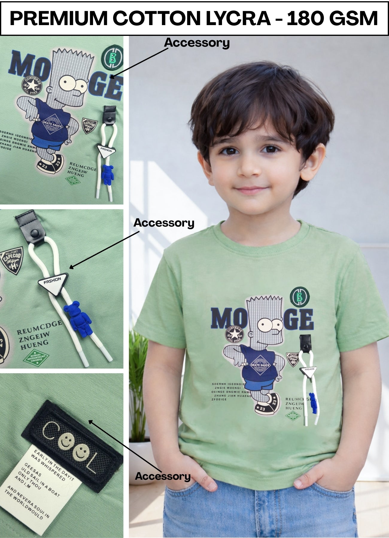 FL - 1557 - HD Print  T- shirt ( Pack of 3 )