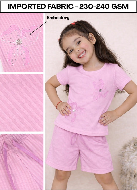 FL - 1687 Pink Cord Set - ( Pack of 6 )