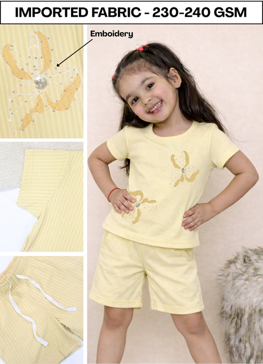 FL - 1687 Yellow Cord Set - ( Pack of 6 )