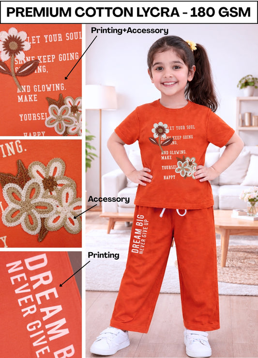 FL - 1702 Orange Cord Set - ( Pack of 6 )