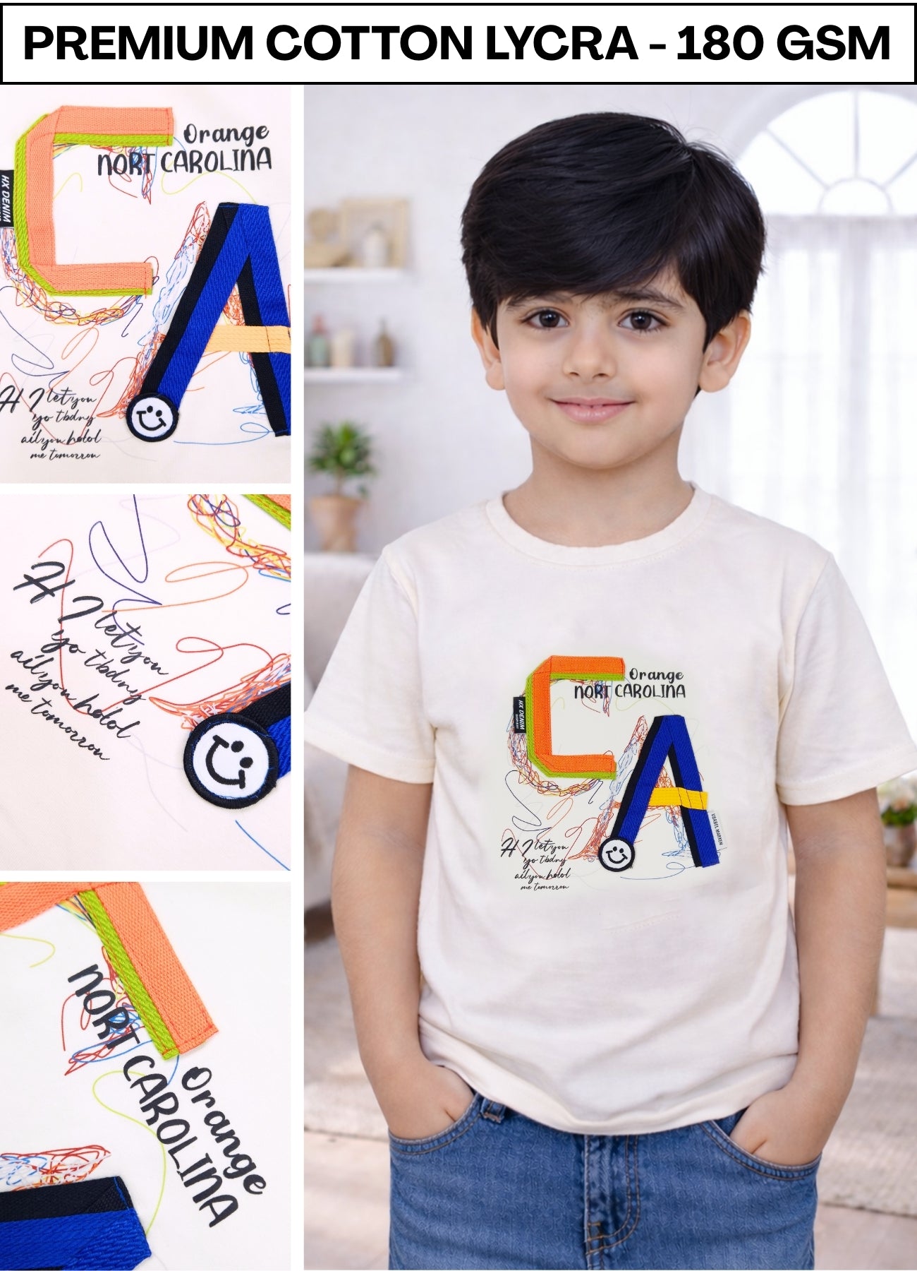 FL - 1545 - HD Print  T- shirt ( Pack of 3 )