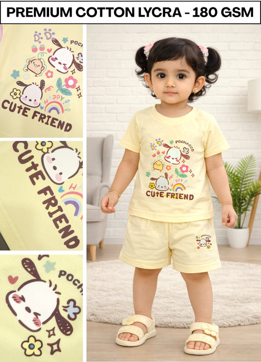 YB - 1407 - Yellow Cord Set ( Pack of 5 )