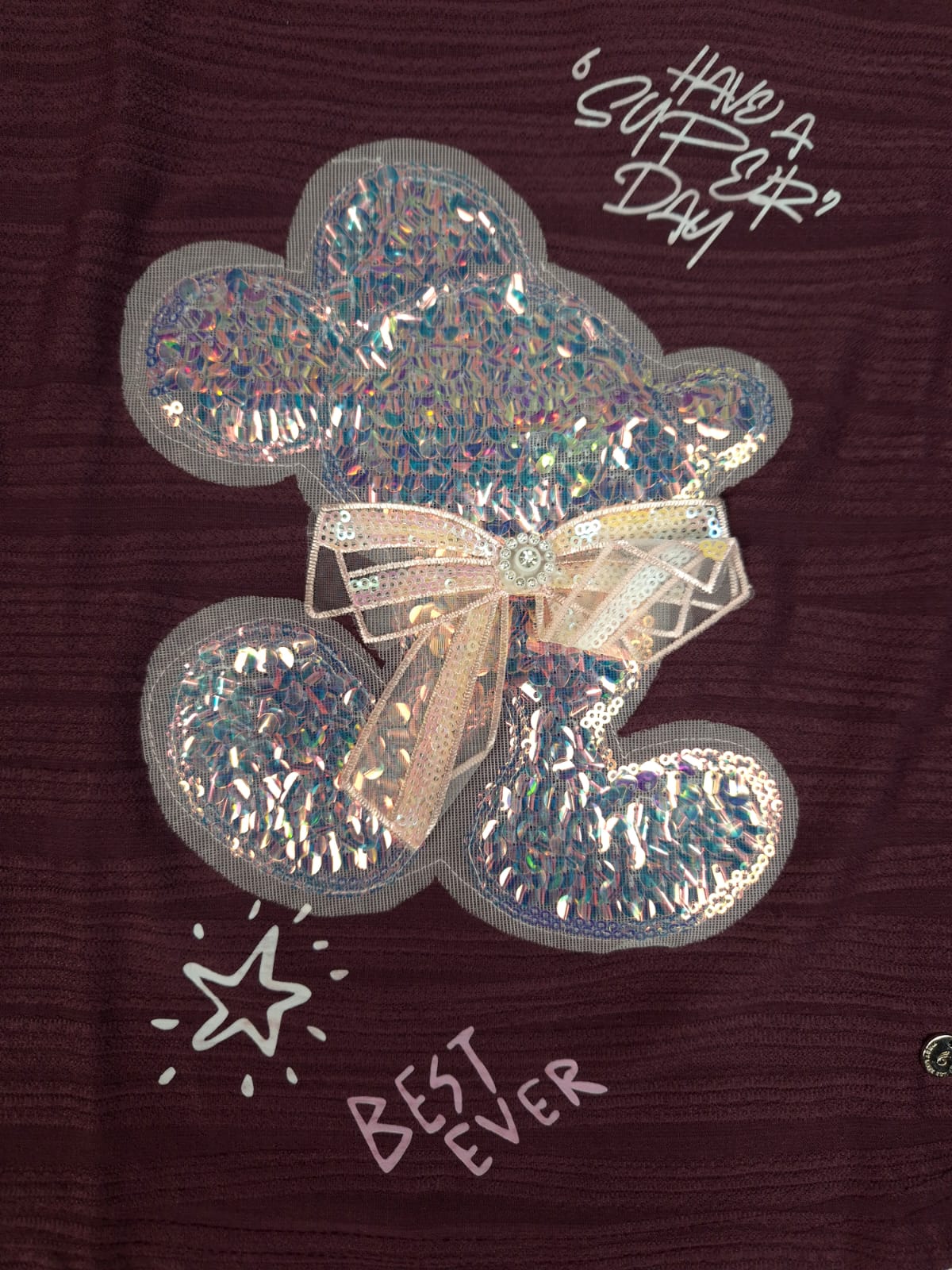 FL - 6426 Burgundy Cord Set ( Pack of 6 )