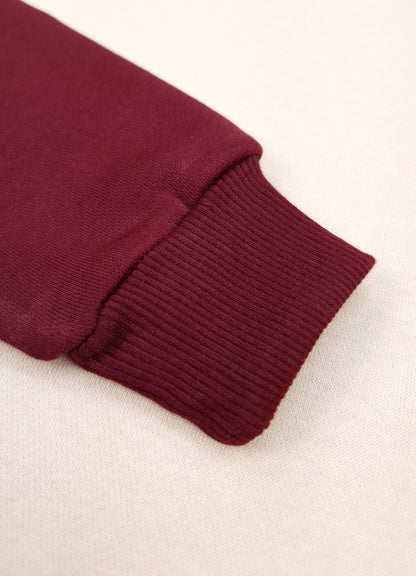 521  - Maroon - Infant cord set | 280 - 290 GSM Premium Cotton Fleece