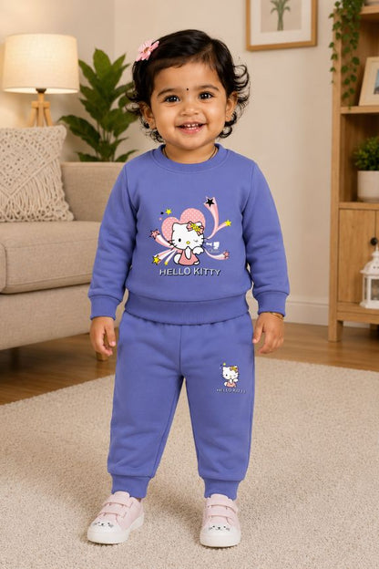 524- Denim  - Infant cord set | 280-290 GSM  Premium Cotton Fleence