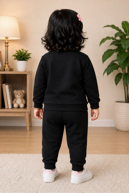 525- Black - | Infant cord set | 280-290 GSM  Premium cotton Fleece
