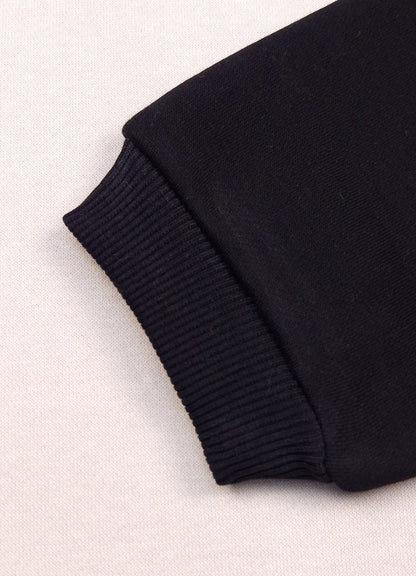 525- Black - | Infant cord set | 280-290 GSM  Premium cotton Fleece