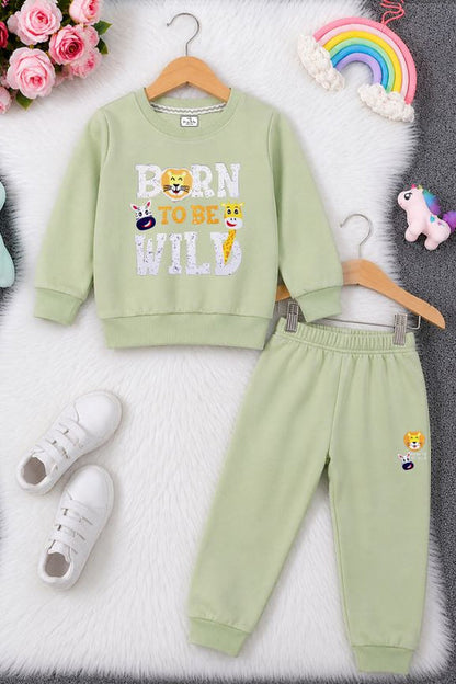 527- Ocean - Infant cord set | 280 - 290 GSM Premium Cotton Fleece