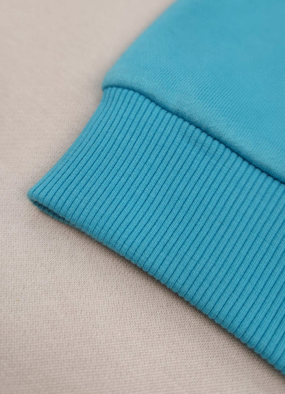528- Aqua Blue - Infant cord set | 280 - 290 GSM Premium Cotton fleece