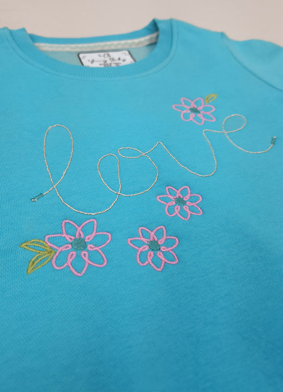 528- Aqua Blue - Infant cord set | 280 - 290 GSM Premium Cotton fleece
