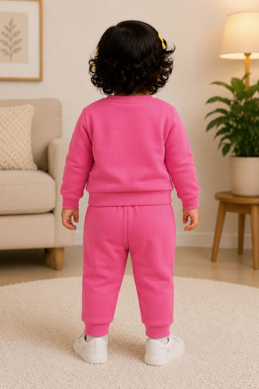 528- Pink - Infant cord set | 280 - 290 GSM Premium Cotton fleece