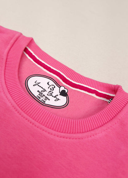 529 - Pink - Infant cord set | 280 - 290 GSM Premium Cotton Fleece