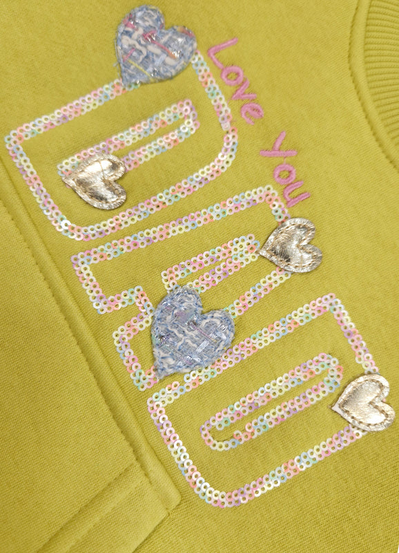 529 -Yellow Green - Infant cord set | 280 - 290 GSM Premium Cotton Fleece