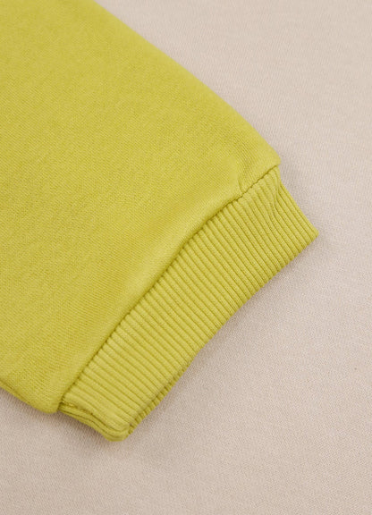 529 -Yellow Green - Infant cord set | 280 - 290 GSM Premium Cotton Fleece