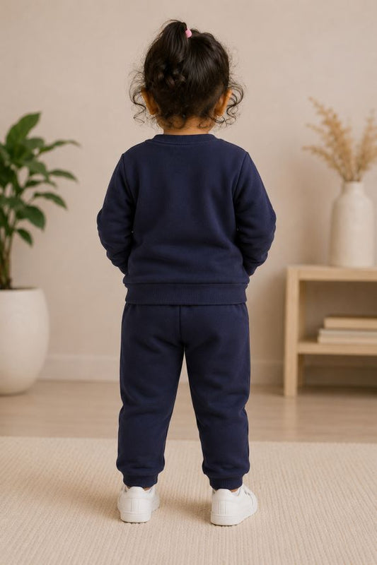 529- Navy - Infant cord set | 280 - 290 GSM Premium Cotton Fleece