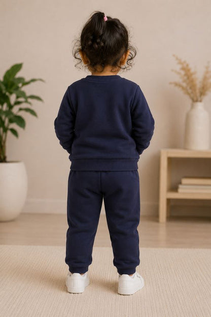 529- Navy - Infant cord set | 280 - 290 GSM Premium Cotton Fleece