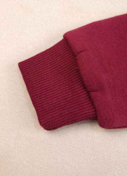 540 - Mahroon - Infant cord set | 280 - 290 GSM Premium Cotton Fleece