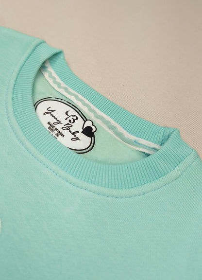 542 -  ocen Green   - Infant cord set | 280 - 290 GSM Premium Cotton Fleece