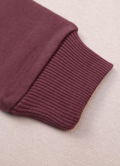 542 -  Wine  - Infant cord set | 280 - 290 GSM Premium Cotton Fleece