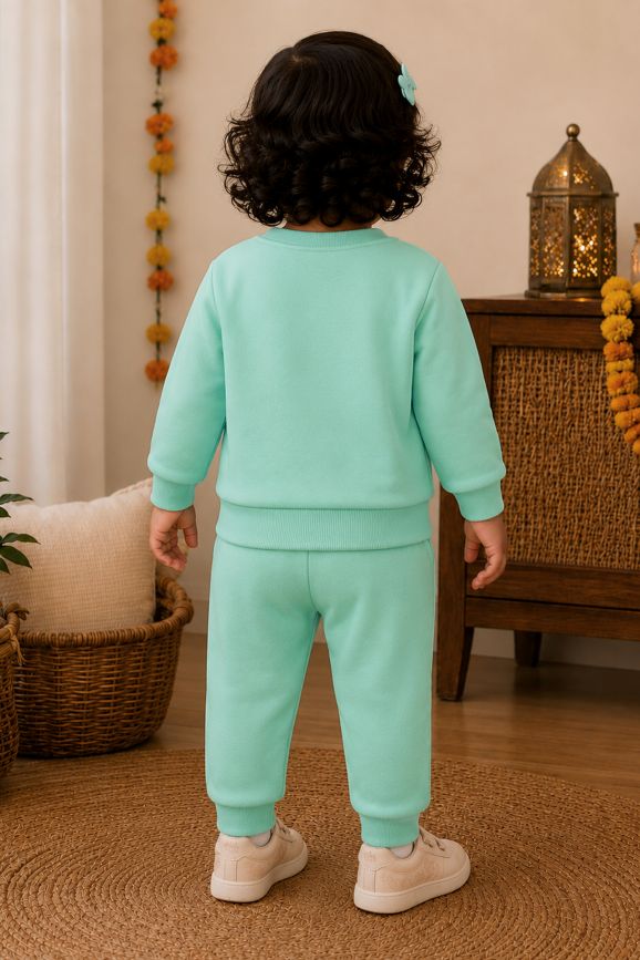 542 -  ocen Green   - Infant cord set | 280 - 290 GSM Premium Cotton Fleece
