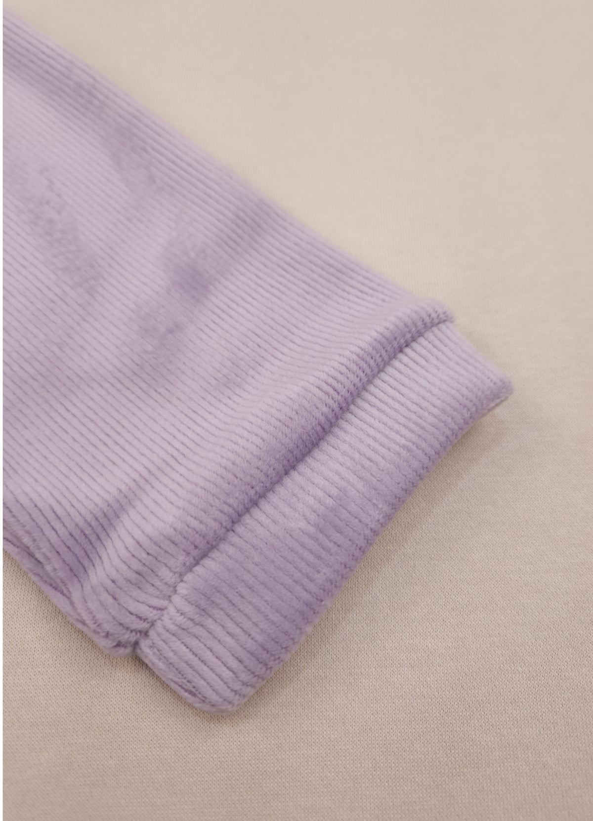 546 -  Lavender- Infant Kitty Embroidered  Co-Ord Set | 320 - 340 GSM  Imported Soft Fabric