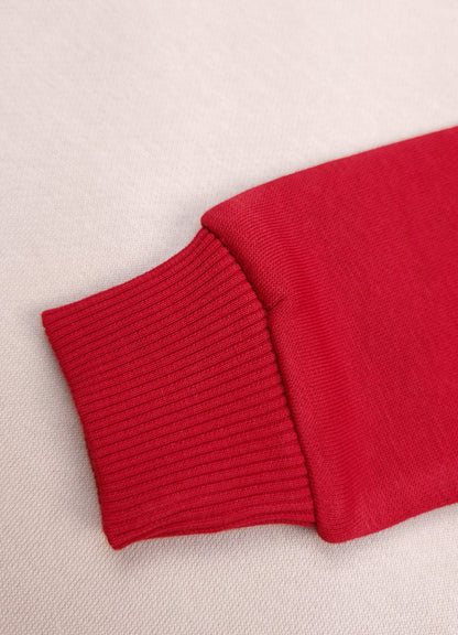 580 - Red - infant cord set | 280 - 290 GSM Premium Cotton Fleece