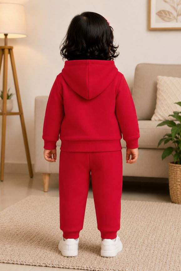 580 - Red - infant cord set | 280 - 290 GSM Premium Cotton Fleece