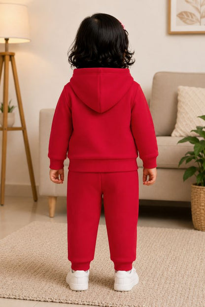 580 - Red - infant cord set | 280 - 290 GSM Premium Cotton Fleece