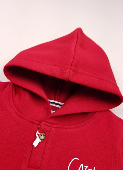 580 - Red - infant cord set | 280 - 290 GSM Premium Cotton Fleece