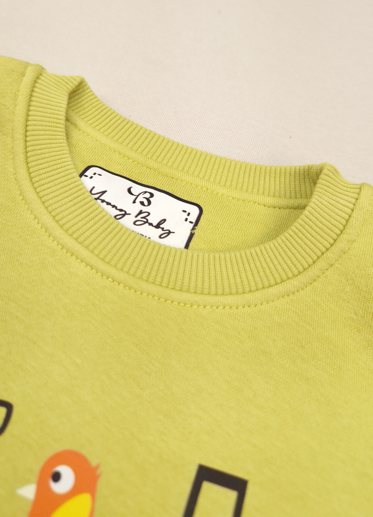 581 - Neon Green - infant cord set | 280 - 290 GSM Premium Cotton Fleece