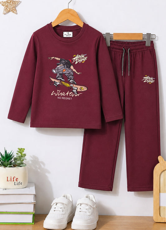 YB - 215 - Maroon - Premium Quality Cotton Lycra 180-190 gsm fabric